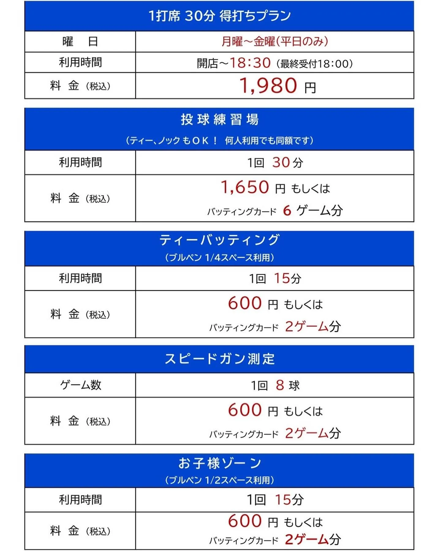 【バッチコイ利用料金改定のお知らせ】