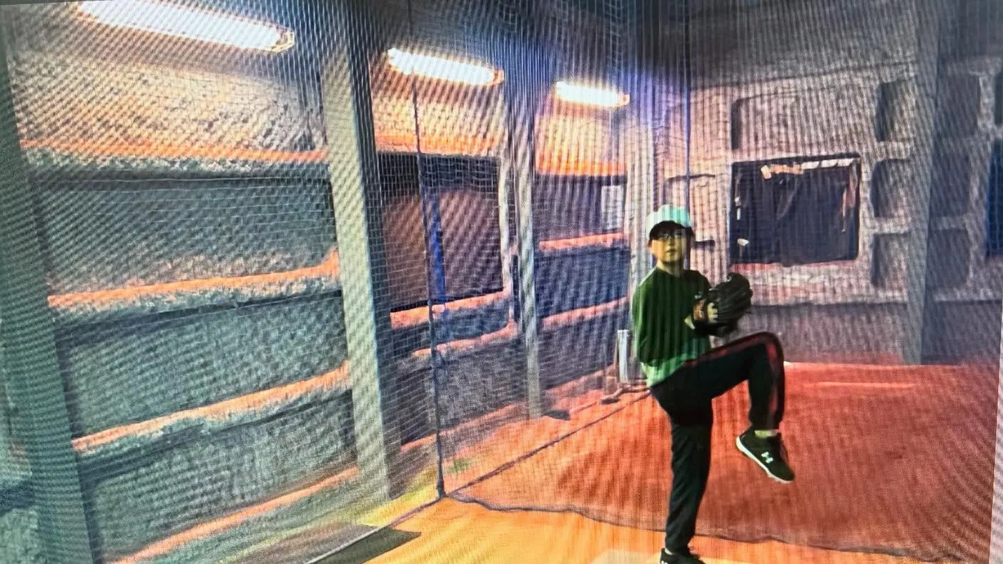 富山県射水市から新六年生の蓮斗君がラプソードピッチ測定の為