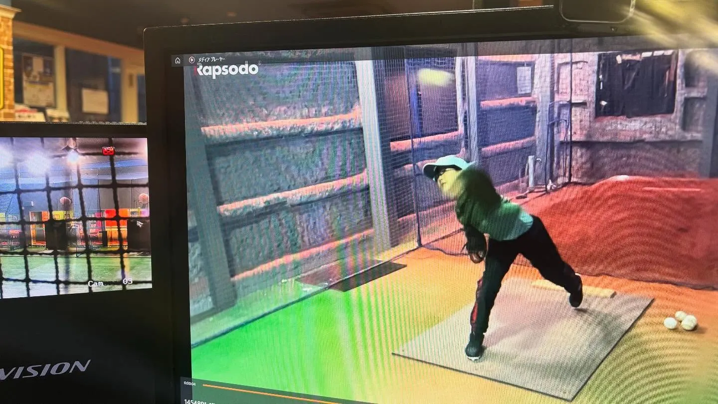 富山県射水市から新六年生の蓮斗君がラプソードピッチ測定の為