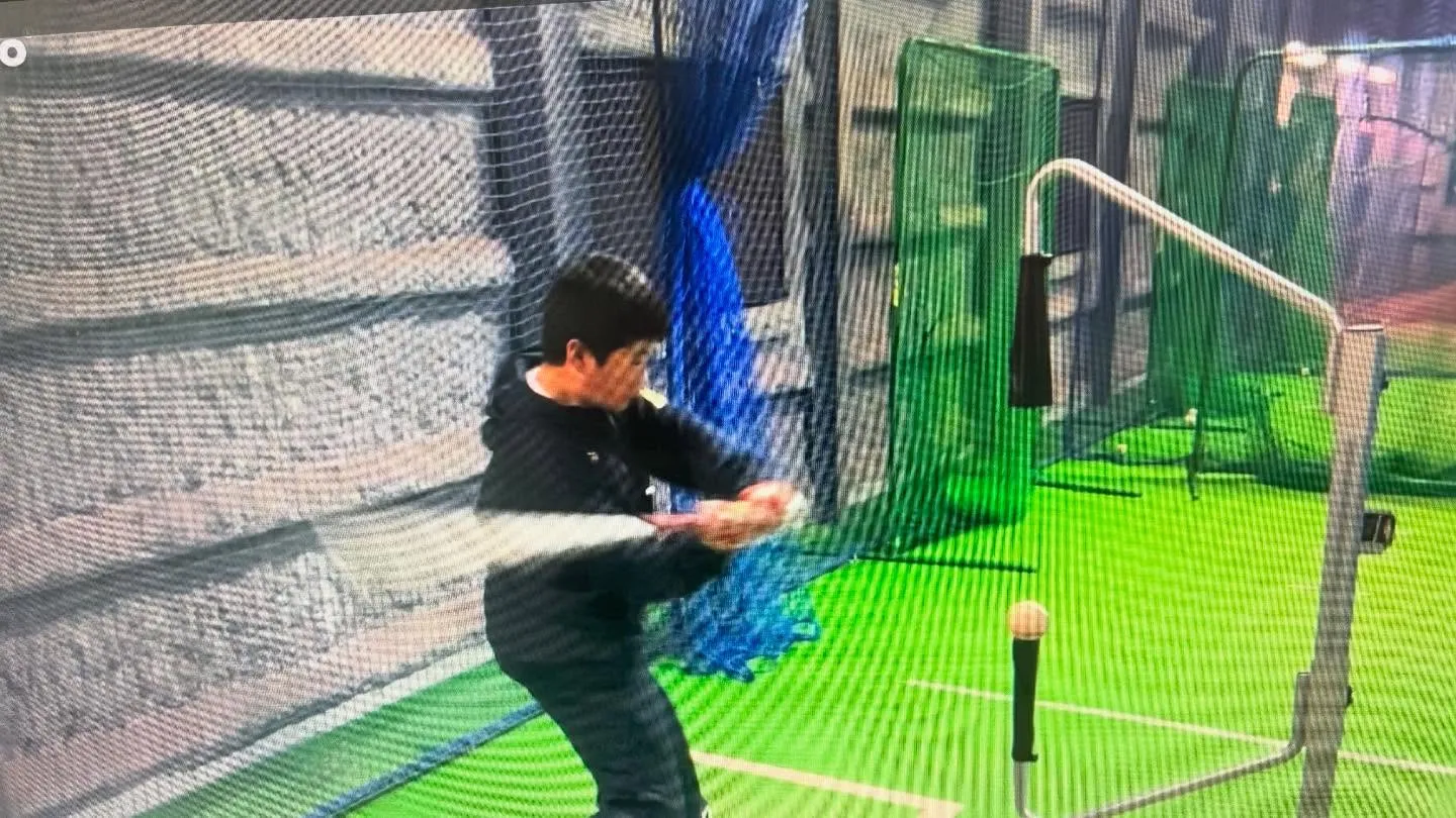 魚津市の中学から硬式チームに所属している想弥君がラプソードヒ...