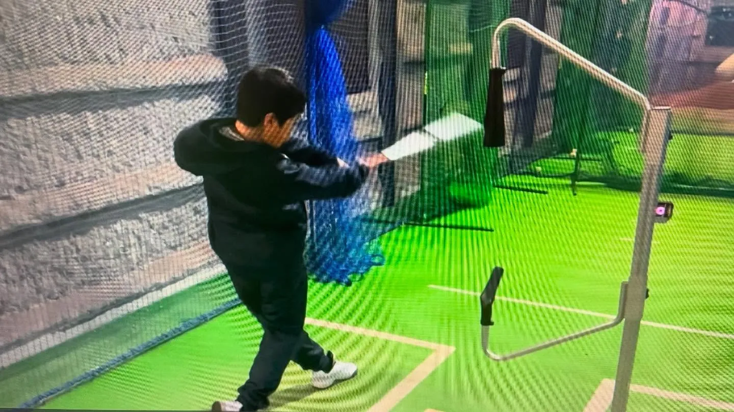 魚津市の中学から硬式チームに所属している想弥君がラプソードヒ...